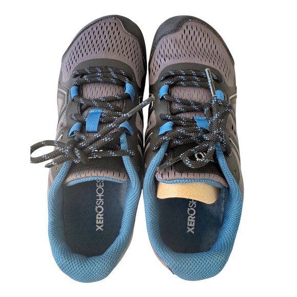 Xero Shoes Mesa Trail Size 8.5 Women’s Dark Gray Sapphire MTW-DGS EUC Box - Picture 5 of 15